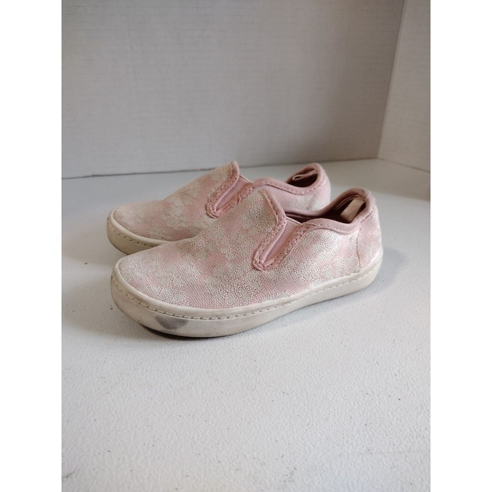 Carters‎ Nettie Toddler Girls Pink Floral Slip On Sneakers Size 10M